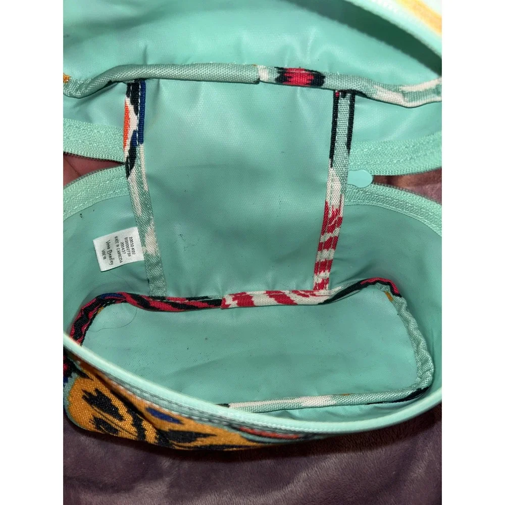 Vera Bradley Zip Up Make Up Pouch Colorful‎ Pattern